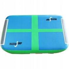 Miramarket AirBlock Gimnastična podloga MASTER Trampolin 60 x 100 x 20 cm Modro zelena