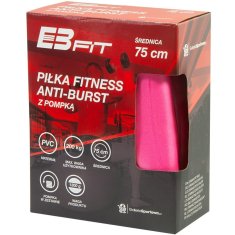 Miramarket Antiburst 75 cm žoga za fitnes 1300 g EB FIT