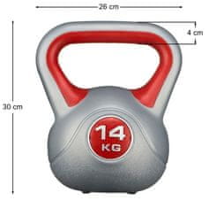 Miramarket Kettlebell Vinil Dumbbell 14 kg