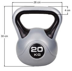 Miramarket Kettlebell Vinil Dumbbell 20 kg