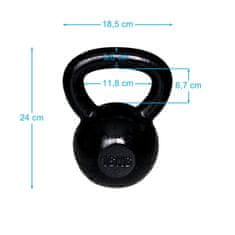 Miramarket Kettlebell SPARTAN 16 kg litoželezna krogla