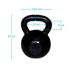 Miramarket Kettlebell SPARTAN 28 kg litoželezna krogla