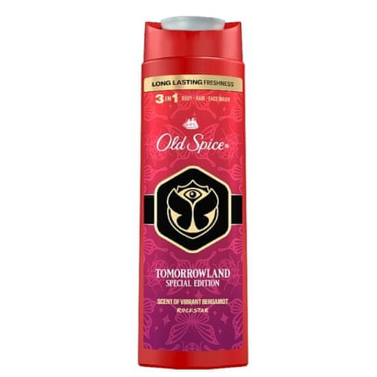 Gel za tuširanje za moške Tomorrowland Rockstar 3 v 1 (Body-Hair-Face Wash)