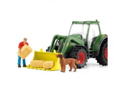 Schleich SLH42608 Schleich Farm World - Traktor s prikolico, otroška igrača 