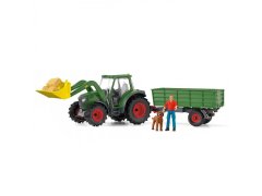 Schleich SLH42608 Schleich Farm World - Traktor s prikolico, otroška igrača 