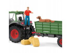 Schleich SLH42608 Schleich Farm World - Traktor s prikolico, otroška igrača 