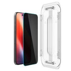 Spigen Spigen GLAS.TR EZ FIT Privacy 2-Pack - Kaljeno steklo s filtrom za zasebnost za iPhone 16 Pro 2 kosa