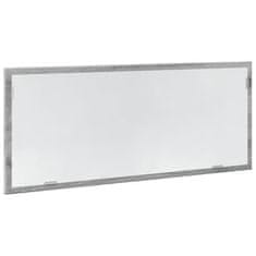 Vidaxl LED kopalniško ogledalo siva sonoma 100x8,5x37 cm inž. les