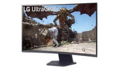 LG 32GS60QC monitor, ukrivljen, 2K, 180 Hz, VA