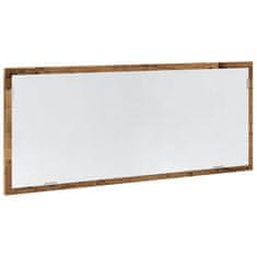 Vidaxl LED kopalniško ogledalo starinski les 100x8,5x37 cm inž. les