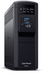 CyberPower CP1350EPFCLCD UPS, 810 W, 1350 VA, Line-Interactive