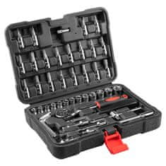 TOP TOOLS Garnitura nasadnih ključev 1/4", 49 kosov.