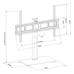 Maclean Stojalo za TV MC-386 32"-75"