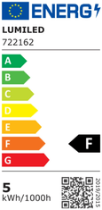 LUMILED 5x LED žarnica G9 capsule 5W = 40W 460lm 3000K Toplo bela 360°