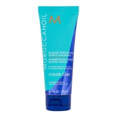 Moroccanoil Color Care Blonde Perfecting Purple Shampoo 70 ml šampon za nevtralizacijo rumenih tonov svetlih las za ženske