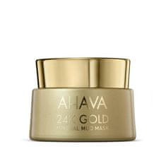 AHAVA 24K Gold Mineral Mud Mask mineralna gladilna maska za obraz 50 ml za ženske