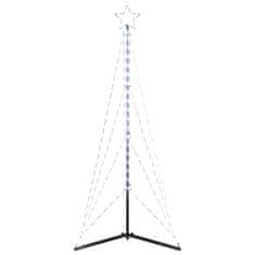 Vidaxl Lučke za novoletno jelko 363 LED diod hladno bele 182 cm