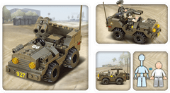 Sluban SLUBAN Army Jeep bricks 102 el. M38-B5800