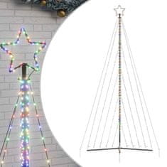 Vidaxl Lučke za novoletno jelko 570 LED diod barvita 399 cm