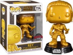 Funko Funko POP! Star Wars Rey krom mat zlata 114 Posebna izdaja