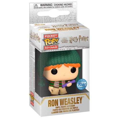 Funko Funko Harry Potter Ron Weasley Holiday obesek za ključe 6cm