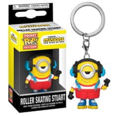 Funko Obesek za ključe Funko Minions Roller Skating Stuart 6cm