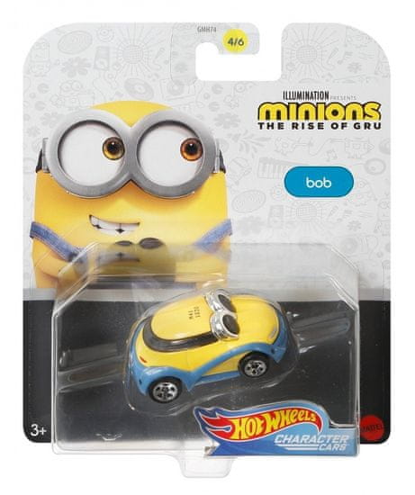 Mattel HOT WHEELS 4/6 Minioni Bob avto