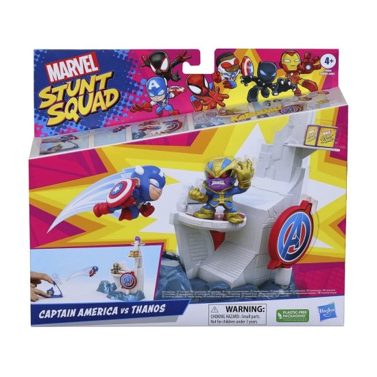 HASBRO Figurice Hasbro Stunt Squad Capitan America vs Thanos