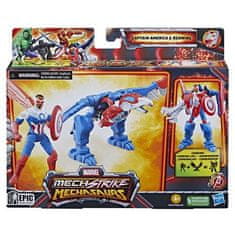 HASBRO Hasbro Mech Strike Mechasaurus Capitan America 2pak figure