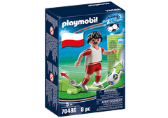 Playmobil PLAYMOBIL 70486 Športni in akcijski igralec Poljska 8el