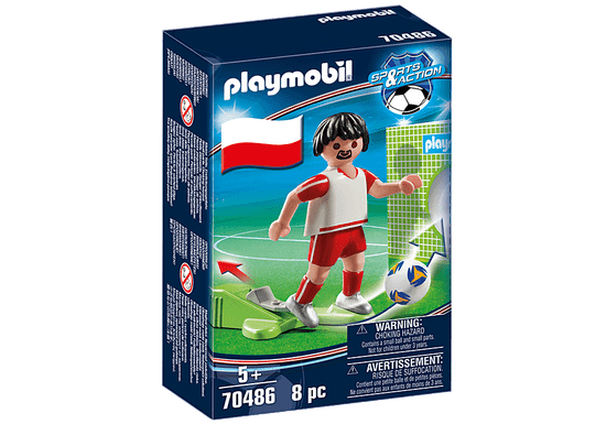 Playmobil PLAYMOBIL 70486 Športni in akcijski igralec Poljska 8el