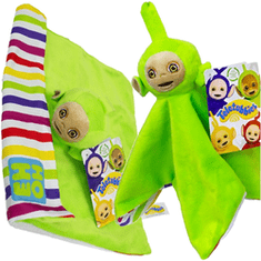 Sambro Teletubbies Plišasta odeja Zelena Dipsy 26cm