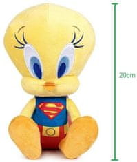 Play By Play Play by Play Looney Tunes Tweety kot Superman plišast 27cm