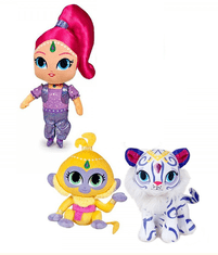 Miramarket Shimmer &amp; Shine pliš NAHAL TALA 3 kosi 12cm