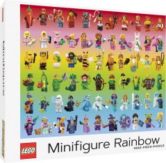 Chronicle Books KRONIKA KNJIGE Puzzle LEGO Rainbow Minifigures 1000 kosov