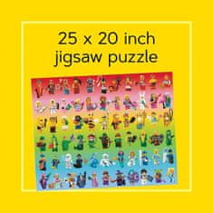 Chronicle Books KRONIKA KNJIGE Puzzle LEGO Rainbow Minifigures 1000 kosov