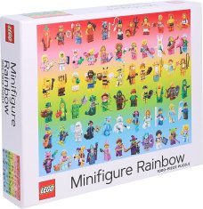 Chronicle Books KRONIKA KNJIGE Puzzle LEGO Rainbow Minifigures 1000 kosov