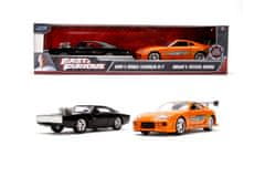 Jada Toys Hitri in drzni dvojček Toyota Supra in Dodge Charger 1:32