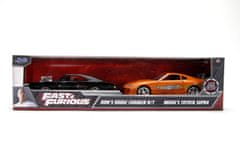 Jada Toys Hitri in drzni dvojček Toyota Supra in Dodge Charger 1:32