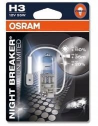 Miramarket H3 55W OSRAM Night Breaker Neomejeno +110%