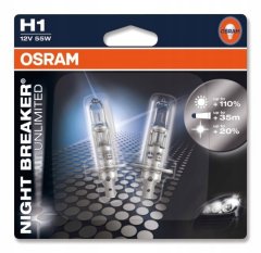 Miramarket H1 55W OSRAM Night Breaker Neomejeno - bister 2pcs