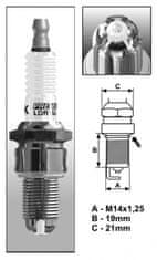 Brisk LOR14LGS (3028) BRISKPremijska vžigalna sveča LGS