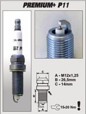 Brisk P11+ (1708) MR14YIR-1 BRISK Premium+ IRIDIUM vžigalni svečki