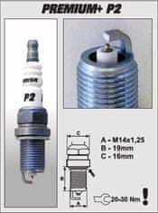 Brisk P2+ (1620) DR15YIR-1 BRISK Premium+ IRIDIUM vžigalna svečka