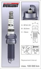 Brisk P31+ (1975) QOR15IR-1 BRISK Premium+ IRIDIUM vžigalna svečka