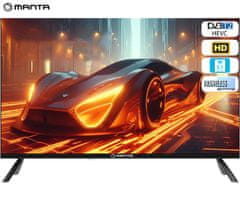 Manta 32LHN124E LED televizor, 81 cm, HD+, Dolby Digital+, DVB-C/T2/HEVC, Hotel Mode, HDMI, USB, CI+