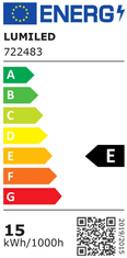 LUMILED 6x LED žarnica A65 E27 15W = 120W 2000lm 4000K Nevtralno bela 260°