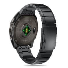 Tech-protect Steelband pašček za Garmin Fenix 5 / 6 / 6 Pro / 7 / 8 47mm / E black