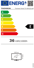 Thomson LED TV sprejemnik 40FG2S14W, bel