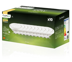 LUMILED 10x LED žarnica 12V AR111 G53 15W = 100W 1521lm 3000K Toplo bela 38°